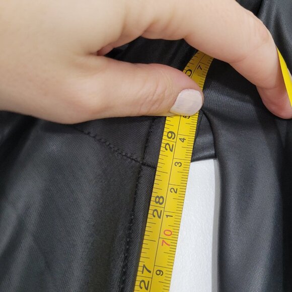 Antistar Black Faux Leather Classic Elastic Waist Leggings Size Small - Picture 7 of 8